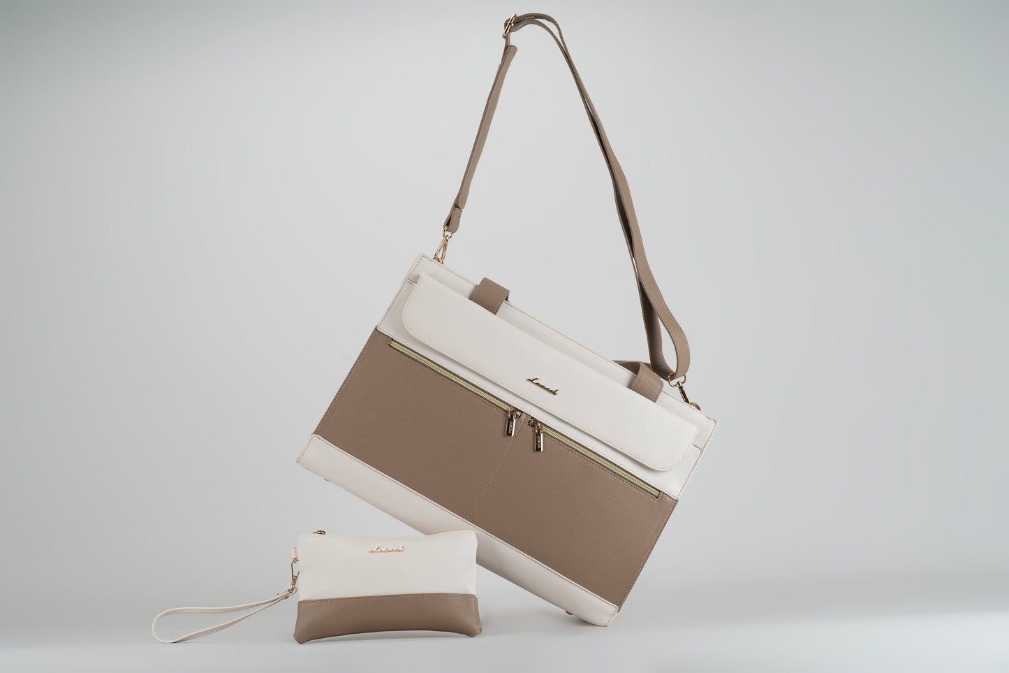 Iris Khaki-Beige Tote bag