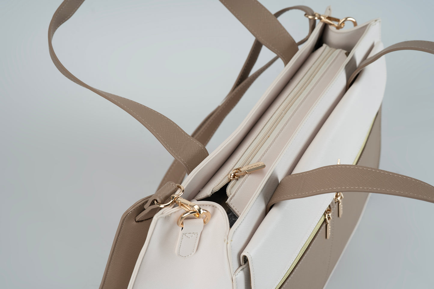 Iris Khaki-Beige Tote bag